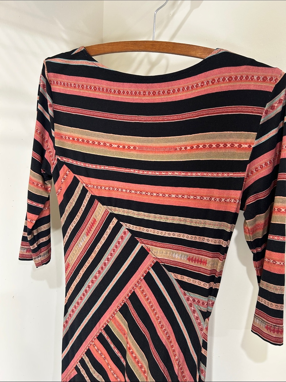 PERUVIAN CONNECTION Monserrato Colorful Maxi Stretch Jersey Size XS - Picture 15 of 16